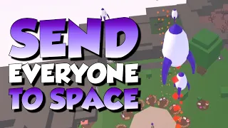 I Sent Everyone to Space in Roblox Wacky Wizards #shorts