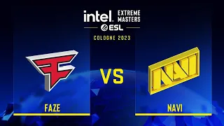 FaZe vs NaVi | Map 2 Overpass | IEM Cologne 2023