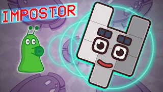 If Alien from Numberblocks was the Impostor (Among Us)