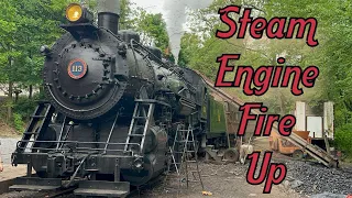 Sights & Sounds of Firing a Steam Locomotive with CNJ 113