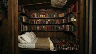 pov you're lying in bed at remus lupin's flat and he's listening to music in the other room