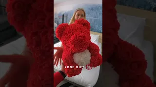 Red Luxury Rose Handmade Bear | With Gina Ogden Model | Best Valentine's Gift Ever