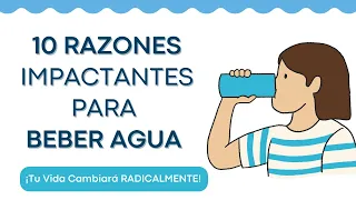 💧¿QUÉ PASA SI NO BEBES AGUA?💧10 Razones para tomar agua que te SORPRENDERÁN #agua #tomaragua