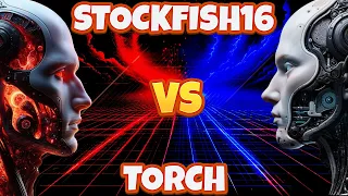 A PERFECT and FLAWLESS game by Torch against Stockfish 16 in chess.com Blitz Finals!!