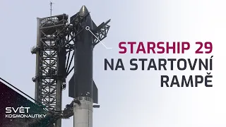 Příprava na sestavení SuperHeavy Starship, nová porce Starlinků a posun startu lodi Starliner