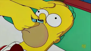 The Simpsons - Crayon Gets Put Back In Homer's Brain