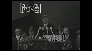 1963 John F. Kennedy's Berlin Speech "Ich bin ein Berliner