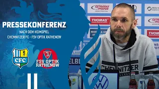 Chemnitzer FC | Pressekonferenz nach dem Heimspiel gegen FSV Optik Rathenow