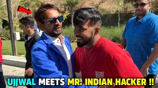 TECHNO GAMERZ MEETING MR. INDIAN HACKER FOR THE FIRST TIME | TECHNO GAMERZ | UJJWAL GAMER