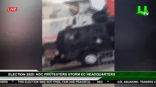 Election 2020: NDC Protesters Storm EC Headquarters