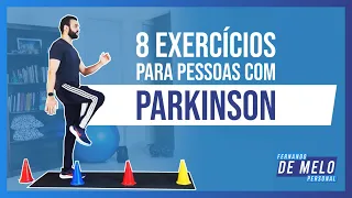 8 EXERCÍCIOS PARA PESSOAS COM PARKINSON | TREINO EM CASA