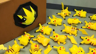 Pokemon City Pikachu Prison Break Figure Stop Motion