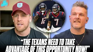 JJ Watt Says Texans "May No Know How Special This Moment Is" | Pat McAfee Reacts