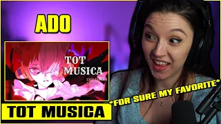 【Ado】Tot Musica | FIRST TIME REACTION | UTA from ONE PIECE FILM RED）