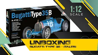 Bugatti Type 35 - ITALERI - Scale 1/12 - Unboxing