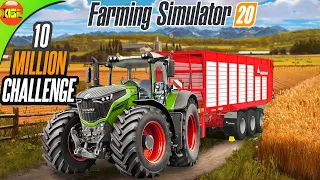 10 Million Dollars Challenge in Farming Simulator 20 | Timelapse Gameplay, fs20