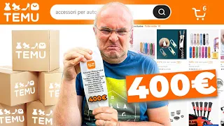 PAPÀ HO SPESO 400 EURO SU TEMU ed È ARRIVATO.. *MEGA UNBOXING*