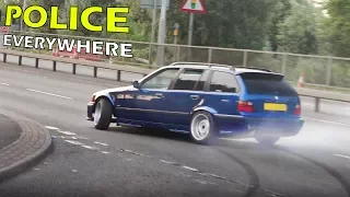 Tuner Cars Leaving a Car Meet - June 2017