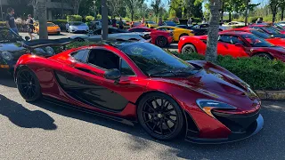 McLaren P1 start up and acceleration