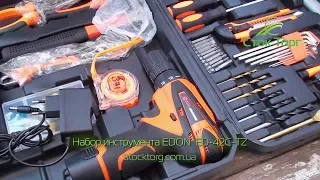 Обзор набора инструмента Edon ED-40L-TZ с шуруповертом Edon (Redbo) - 1202