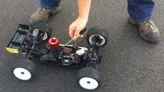 Part 3, LOSI RTR 8IGHT T, Tuning New Motor 1st Time For Base Tune using Byrons 30%/11% Fuel