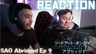 SAO Abridged Parody: Episode 09 REACTION!!