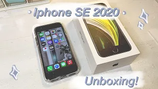 aesthetic unboxing iphone se 2020