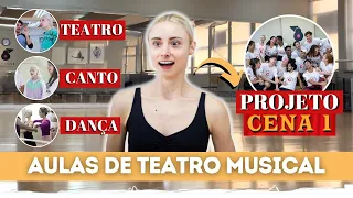 Como é estudar Teatro Musical no Projeto Cena 1? (Rotina de aulas, dança, canto, atuação e etc)