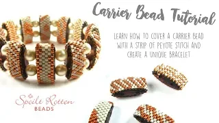 Even Count Peyote Stitch Carrier Beading Tutorial