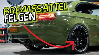 BMW E93 M3 Felgen und Bremsen Lack|Endlich neue Schuhe für den M3| BUNJOBOOST|