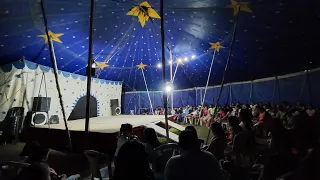 Noite de espetáculo no "Jady Circo" com a participação especial de Inácio Garapa.