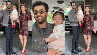 ALIA RANBIR WITH THEIR DAUGHTER RAHA AT LATE SHASHI KAPOOR HOUSE FOR CHRISTMAS BRUNCH 💖😍📸