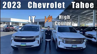 HUGE difference LS vs High Country 2023 Chevrolet Tahoe   - review