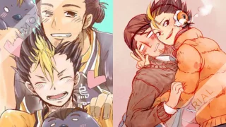 Haikyuu!!  Asahi x Nishinoya