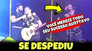 🔥 GUSTTAVO LIMA SE DESPEDE DE MÚSICO DA SUA BANDA , FAZ HOMENAGEM E É RETRIBUÍDO !!!