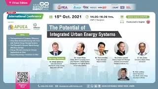 ASEW 2021 - Virtual Edition with APUEA Seminar "The Potential of Integrated Urban Energy Systems"