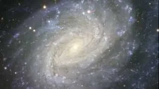 Panning across a new VLT image of the spiral galaxy NGC 1187