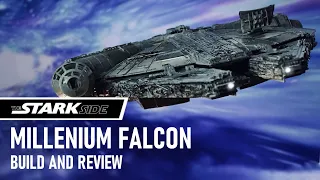 Bandai Star Wars MILLENIUM FALCON 1/144 Scale Model Kit Build and Review | The Starkside