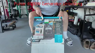 Pulsar 4000W Genarator unboxing