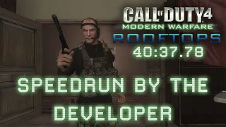 COD4 Rooftops 1 Speedrun By The Creator 40:37.78