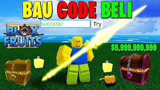 SAIU!! 2 CÓDIGOS DE BAU DE MILHÕES DE BELI? NO BLOX FRUITS (roblox)