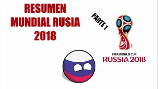 RESUMEN😮/MUNDIAL DE RUSIA🇷🇺/COUNTRYBALLS/2018/PARTE #1.