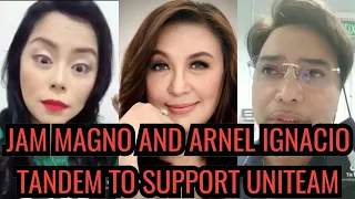 JAM MAGNO AND ARNEL IGNACIO TANDEM TO SUPPORT UNITEAM