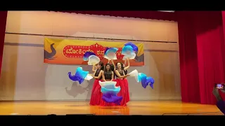 swathi muttina male kannada song dance - Kannada Rajyotsava- fan veil dance