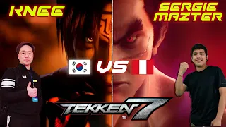 TEKKEN 7- MISHIMA BATTLE!! Knee(Deviljin) vs Sergie Mazter(kazuya) FT5