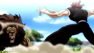 Hanma Yujiro vs African Lion and Baki Image Training Scene  HD | BAKI 2020 EP 12 ENGLISH SUBBED