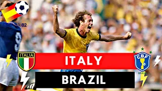 Italy vs Brazil 3-2 All Goals & Highlights ( 1982 World Cup )