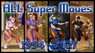 All Super Moves of Chun-Li 1994 - 2021 Evolution