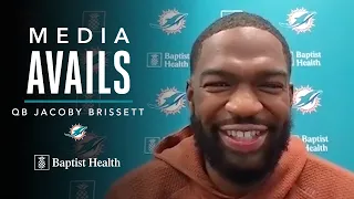 QB Jacoby Brissett Meets With the Media | 2021 Dolphins Free Agency