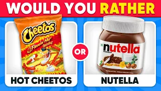 Would You Rather...? 🍕🍫 Sweet vs Savory Edition | Quiz Kingdom